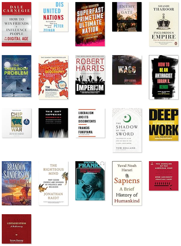 Books I've read in 2023 (so far)